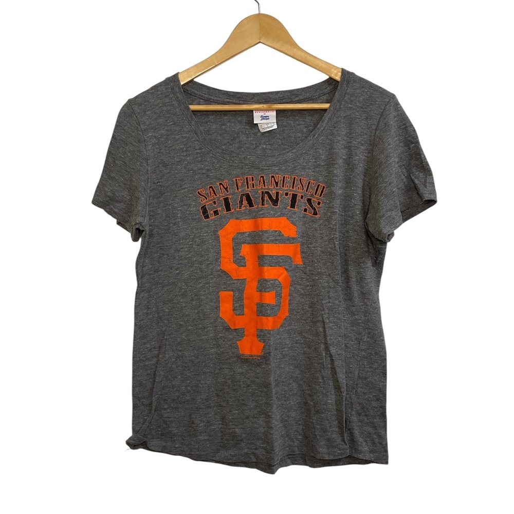 San Francisco Giants Grey Scoop-Neck Tee XL Campus Lifestyle